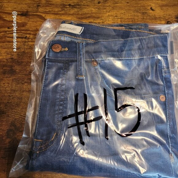 Madewell Jeans 28 Skinny 9" High Rise Creston Wash J4624 Tummy Control Slimming - Picture 12 of 12